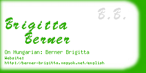 brigitta berner business card